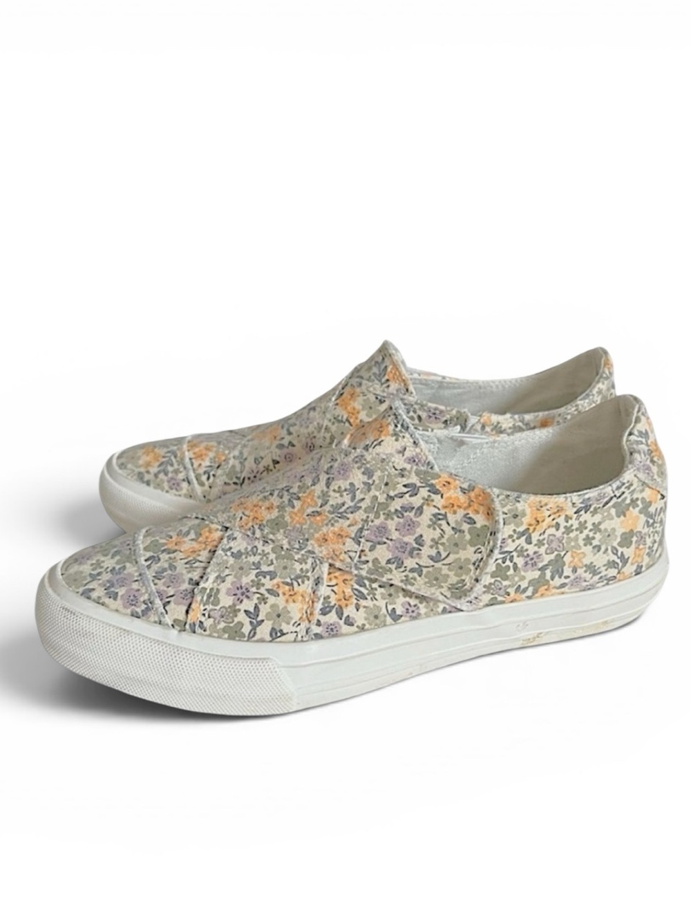 Gypsy Jazz Lavender Yellow Floral Ivory Sneaker